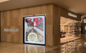 retail signage ferragamo and dsa signage