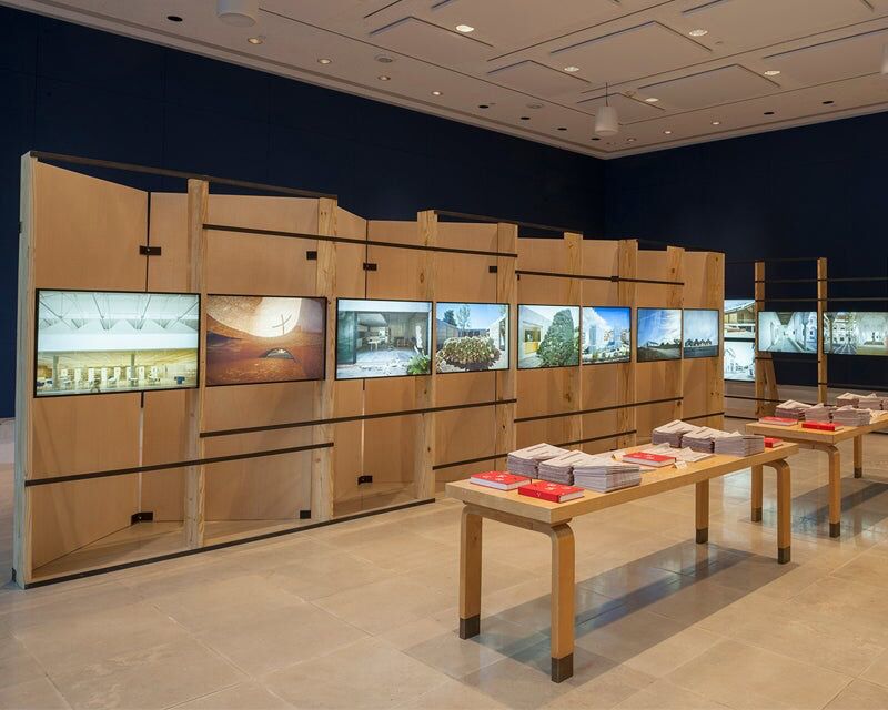 Backlit LED Single Side Light Boxes displayed at XBIAU Architecture Exhibition