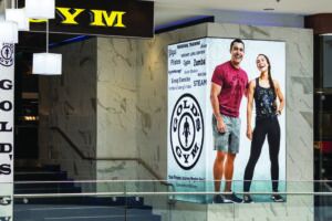 Gold's Gym Angled Light Box full resolution