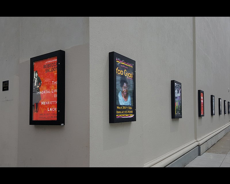 Outdoor Hidden Hinge LED Light Boxes at Nourse Theater in San Francisco
