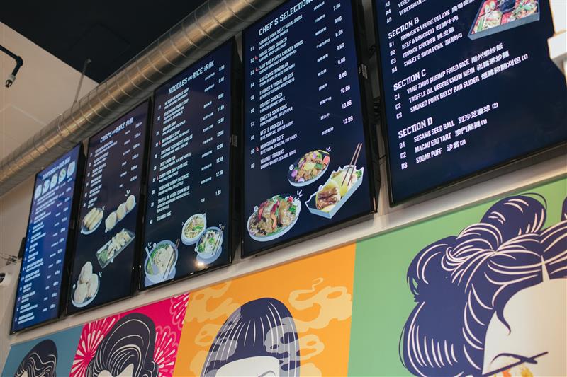 Commercial-Grade Display digital menu board