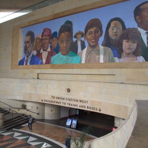 LA Union Station Signage project outside