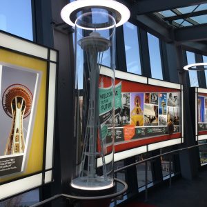 dsa signage custom fabric light box seattle space needle