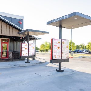 slim chickens double drive thru dsa signage