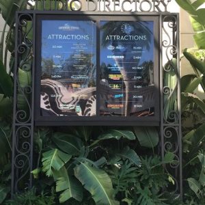 Universal Studios - Directory